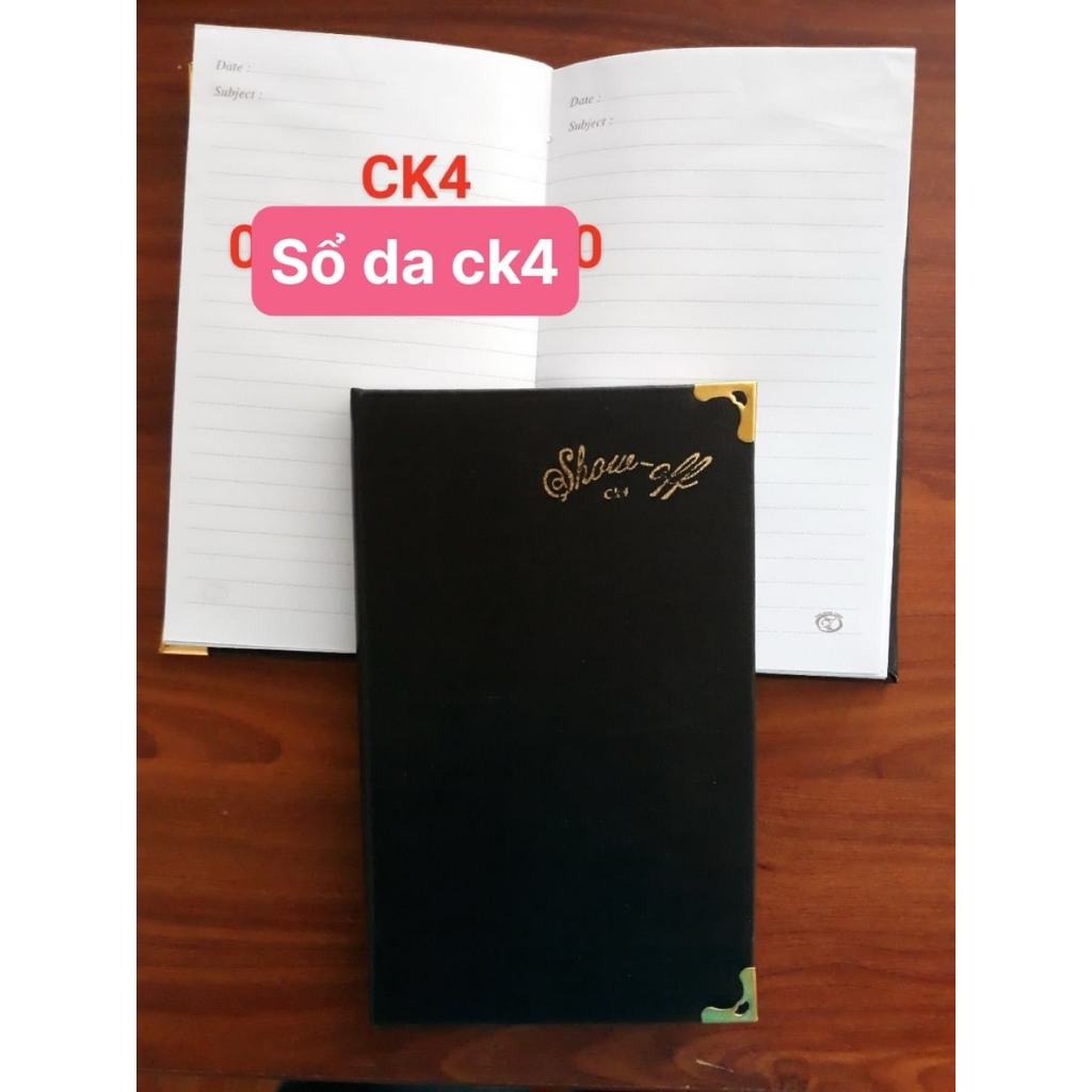 Sổ da CK4 dày, sổ ck4 dày, sổ tay