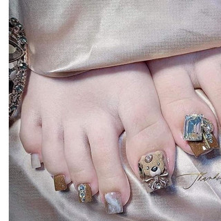 Gấu bột trang trí móng - hoa bột nail 2022