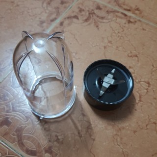 Combo phụ kiện máy xay magic: bộ dao 4 lưỡi và cốc dài
