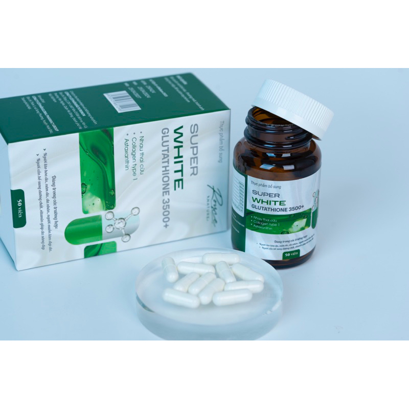 Viên Uống Trắng Da Glutathione 3500mg CHÍNH HÃNG 50 Viên ROYCE