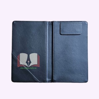 Kẹp bill,kẹp thanh toán bằng da có nam châm .