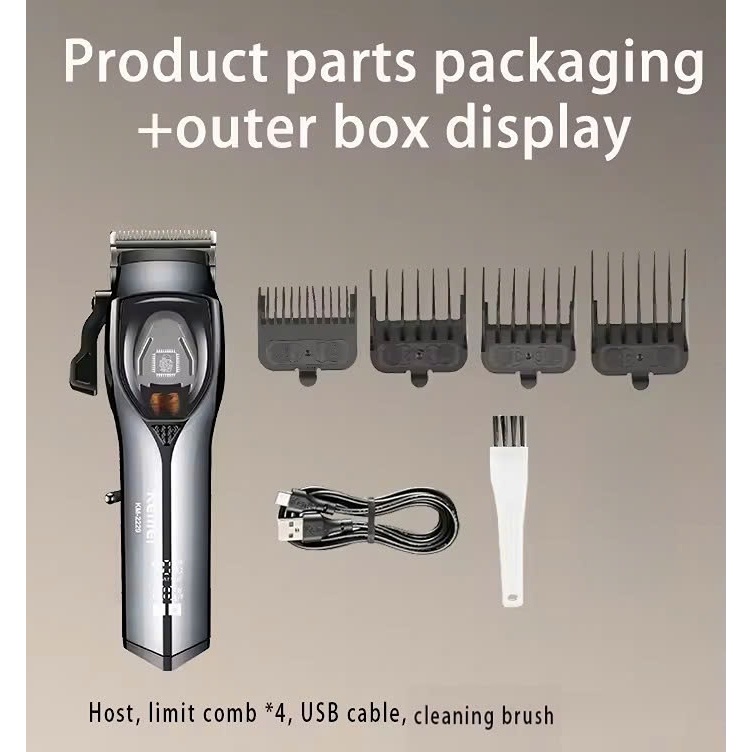 Tông Đơ Pin Lưỡi Đơn Kemei KM-2229 Chính Hãng