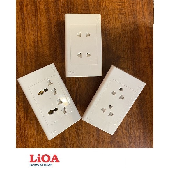 10 ổ cắm đôi, đơn Lioa