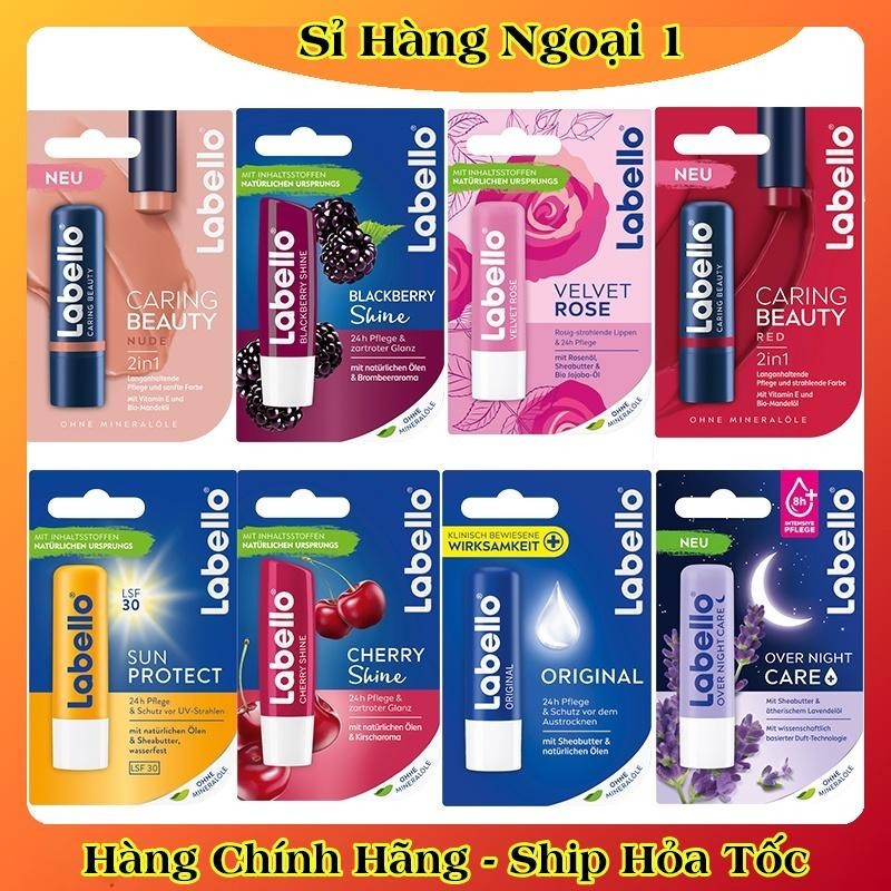 [auth] Son dưỡng môi căng mọng, mềm mịn Labello Đức [Hàng nội địa Đức Đủ Bill] [Hot] .