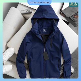 Áo gió nam chống nước cao cấp 2 lớp vải tráng bạc, chống mưa, chống gió, chống nắng hoàn toàn