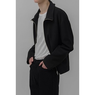 ZIP OUTER đen - ÁO KHOÁC BASIC ''CHUOTTRANG''
