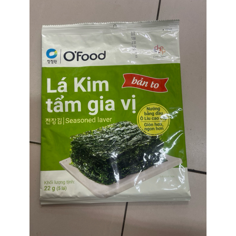 LÁ KIM CUỘN KIMBAP O’Food/ Tẩm vị O’food/ Miwon/Yaki sushi/Ottogi 5-10 lá dùng cuốn cơm, ăn vặt siêu