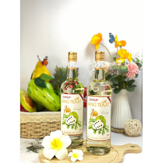 Syrup MÃNG CẦU Pha Chế(Syrup Soursop) KINGTEA.XT -Chai Thủy Tinh 800ml
