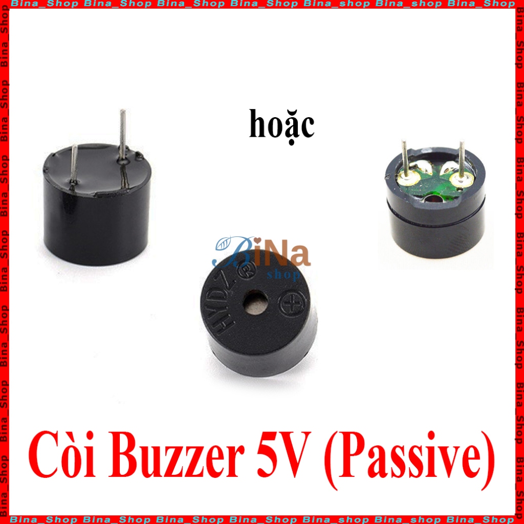 Còi Buzzer (Passive) DC 3.3-5V còi thụ động