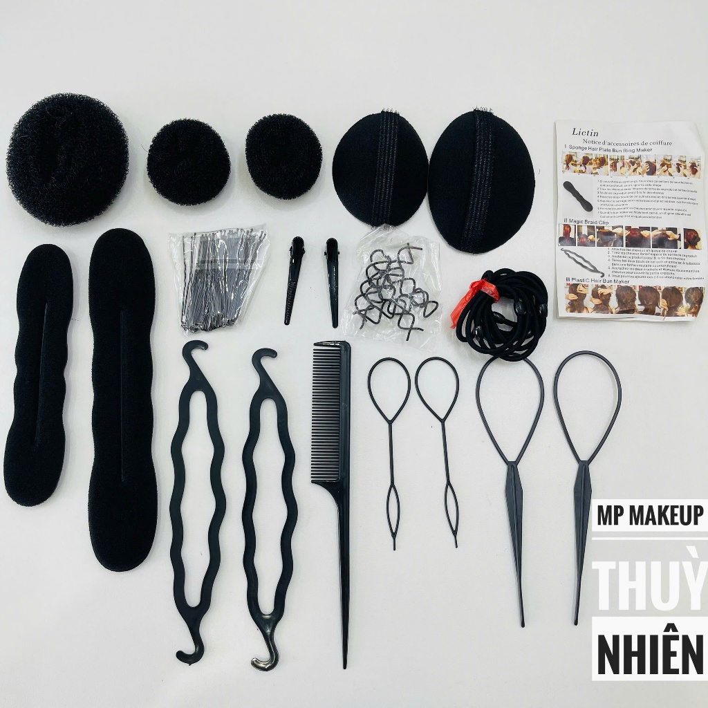 Set dụng cụ tạo kiểu tóc 19 món