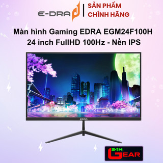  Màn hình Gaming EDRA EGM24F100H 24 inch FullHD 100Hz  Tấm nền: IPS   Chính Hãng 