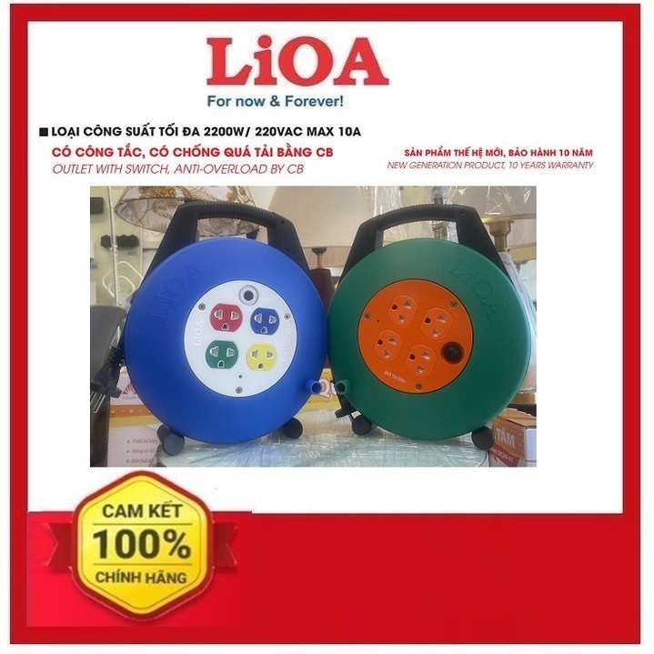 ổ dây xách tay 10m Lioa XT10-2