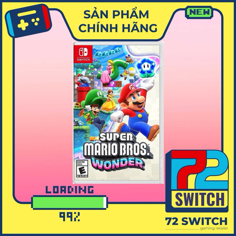 Băng Game Super Mario Bros Wonder Nintendo Switch