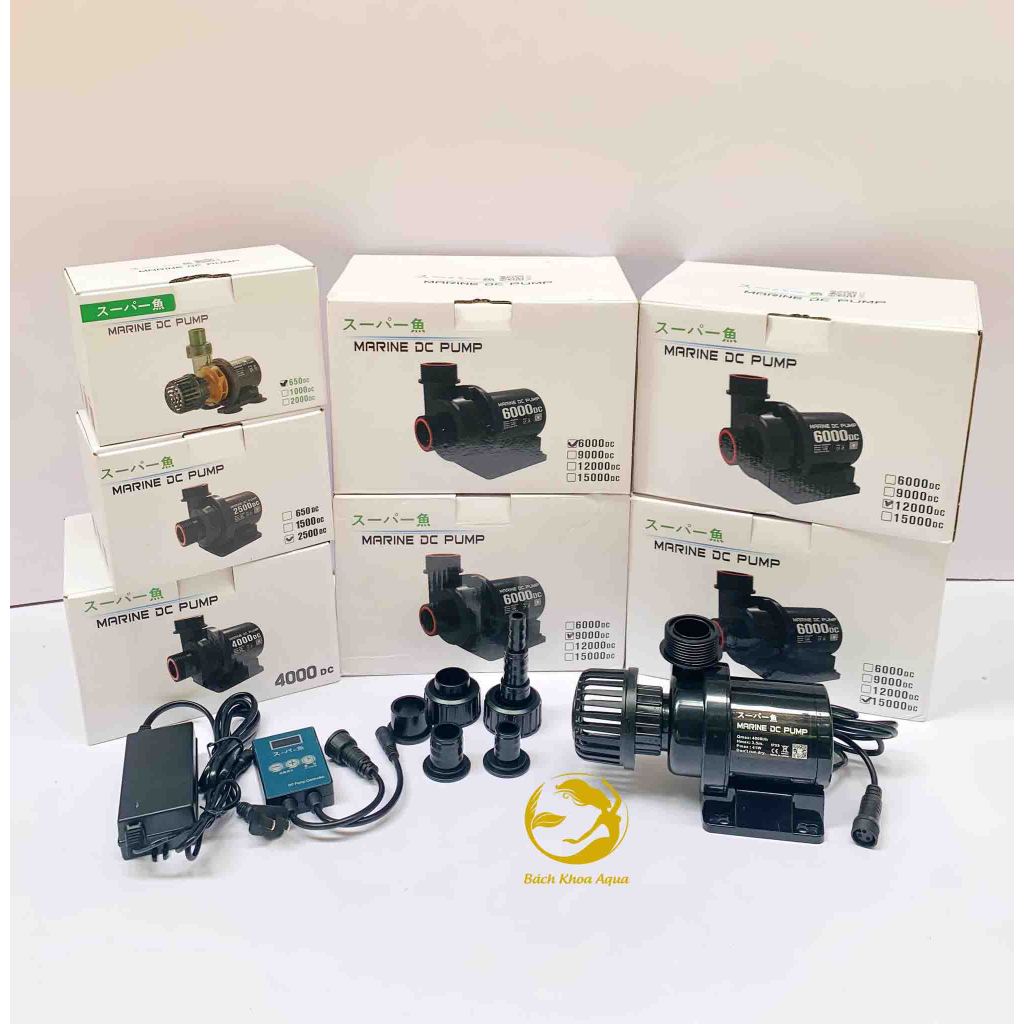 Máy bơm nước Marine DC24V chống giật có bảng điều khiển DC-650-1500-2500-4000-6000-12000-15000
