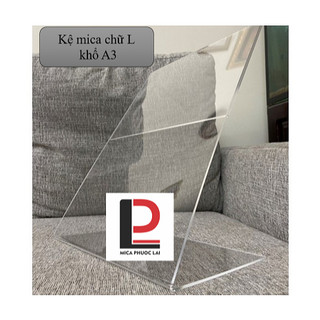 Kệ menu chữ L A3