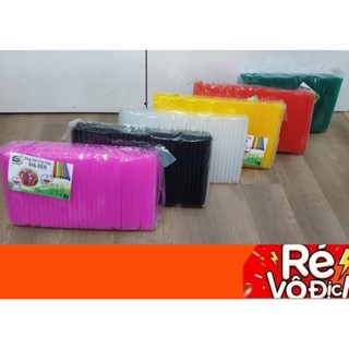 Sỉ Bịch 500gr Ống Hút Trà Sữa Trân Châu F12 Đủ Màu Xanh, Đỏ, Đen, Vàng, Trắng, Hồng, Chính Hãng GIA TIẾN An Toàn Vệ Sinh