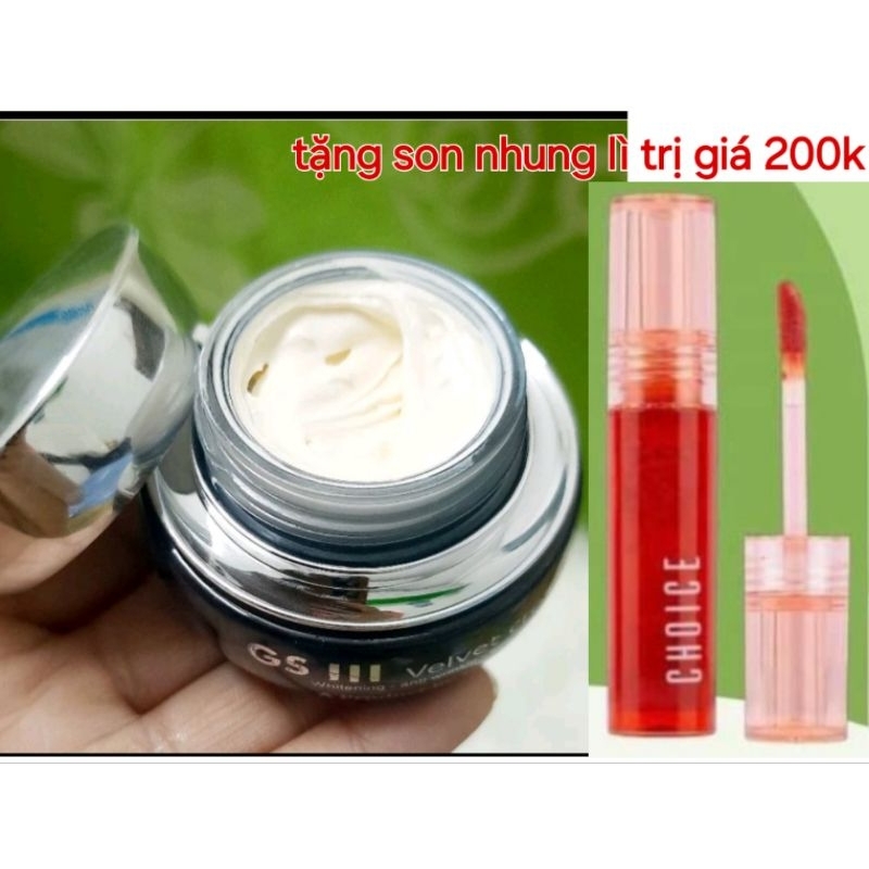 kem ngày gs3 tặng son nhung siêu lì ,  nạ thạch DNA (sỉ từ 3sp lộn sộn)