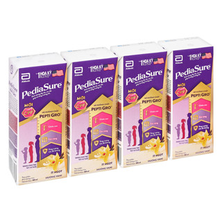 [Date 4/2026] Lốc 4 hộp sữa Pediasure 180ml, 110ml hương Vani ít ngọt