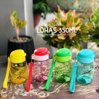 Bình nước lohas 350ml / eco 310ml, Bình nước kín ko rò rỉ, bình nước nhựa nguyên sinh chính hãng BH trọn đời Tupperware