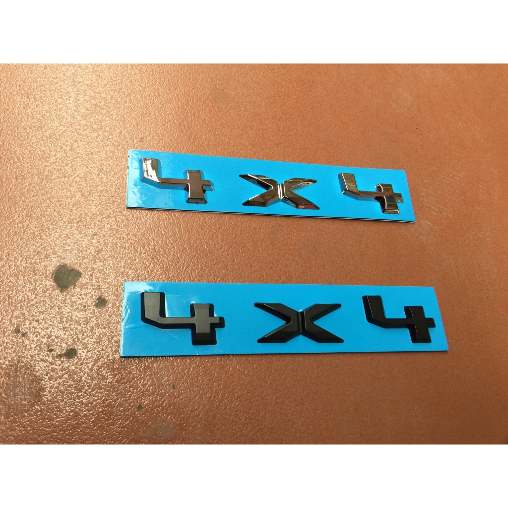 Chữ nổi 4x4 dán xe Ford Ranger; Everest