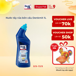 Dung dịch tẩy rửa vệ sinh bồn cầu Denkmit nhập khẩu Đức chai 1 lít tẩy sạch và tạo độ sáng bóng