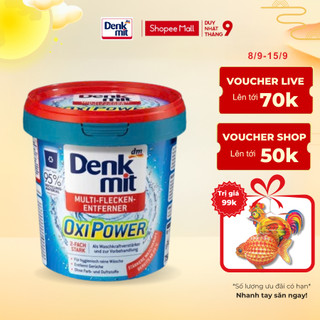 Bột tẩy quần áo màu chống phai Denkmit Multi Flecken Entferner Oxi Power 750g