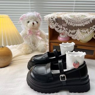 Giày lolita học sinh đế bằng có big size 40 - 42 quai ngang cổ điển