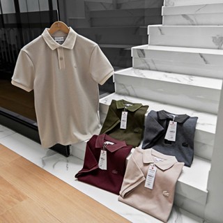 Áo thun polo Nam trụ phối xuất dư form slim fit vải melan pique , Áo thun nam cổ bẻ bigsize - 3bros