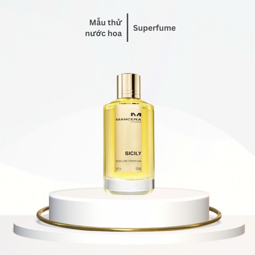 [ Mẫu thử ] Nước hoa Unisex citrus Mancera Sicily EDP