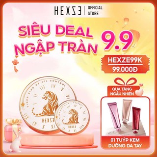 Phấn phủ bột siêu kiềm dầu HEXZE, che phủ lỗ chân lông giữ lớp makeup lên tới 12h