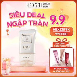 Kem dưỡng trắng, chống nhăn da cổ kèm thanh lăn Massage Hexze, dưỡng ẩm, sáng da, nâng cơ săn chắc cho da cổ