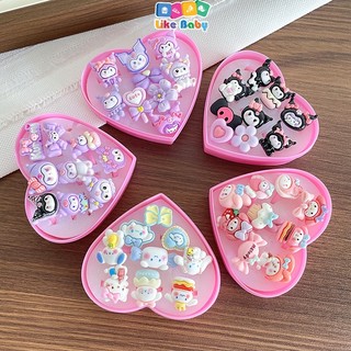 Nhẫn trẻ em nhẫn bé gái đa dạng mẫu mã hộp đựng trái tim siêu dễ thương trang sức cho bé gái PK213