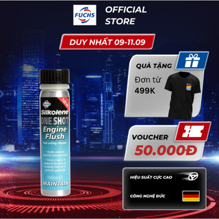 Phụ gia gốc dầu một lần Fuchs Silkolene Engine Flush xúc rửa động cơ duy trì hiệu suất, tiết kiệm nhiên liệu