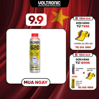 PHỤ GIA VỆ SINH HỆ THỐNG XĂNG NHẬP KHẨU VOLTRONIC G20 VALVE AND INJECTOR CLEANER - VOLTRONIC VIETNAM STORE
