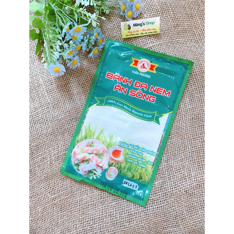 Bánh đa nem ăn sống mềm dẻo