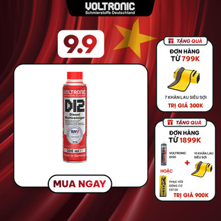 Phụ gia vệ sinh hệ thống dầu và kim phun dành cho động cơ diesel VOLTRONIC d12 diesel multireiniger