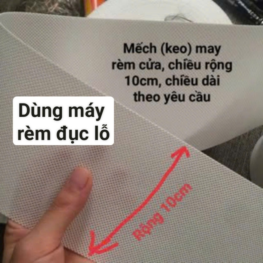KEO/ MẾCH Hàn Quốc May Rèm đục lỗ