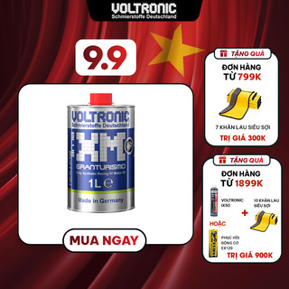 (Xm new series) Nhớt tổng hợp biến thiên cao cấp cho xe số và côn tay VOLTRONIC granturismo xm blue nhập khẩu đức