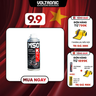 XỊT DƯỠNG SÊN PHỬ SỨ CAO CẤP NHẬP KHẨU ĐỨC VOLTRONIC M50-K CERAMIC CHAIN LUBE (M50 VOLTRONIC) - VOLTRONIC VIETNAM STORE