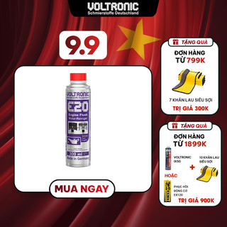 PHỤ GIA VỆ SINH SÚC RỬA ĐỘNG CƠ NHẬP KHẨU ĐỨC VOLTRONIC E20 ENGINE FLUSH