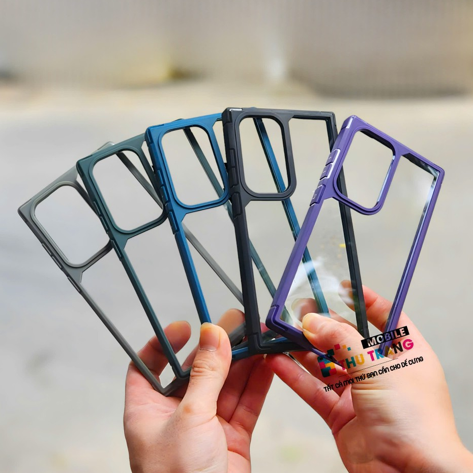 Ốp trong lưng viền màu Samsung S22 Plus S24 S24 Plus S24 Ultra