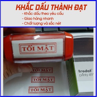 Con dấu TỐI MẬT (Chuẩn theo thông tư 24/TT/2020/TT-BCA)