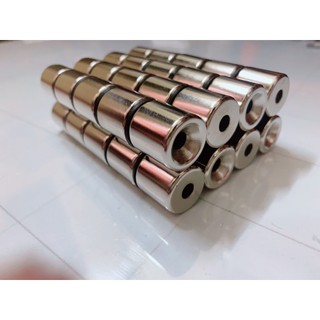 4 Viên nam châm 25x20 lỗ