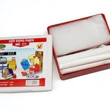 HỘP ĐỰNG PHẤN TIỂU HỌC - hộp đựng phấn kèm phấn và khăn lau
