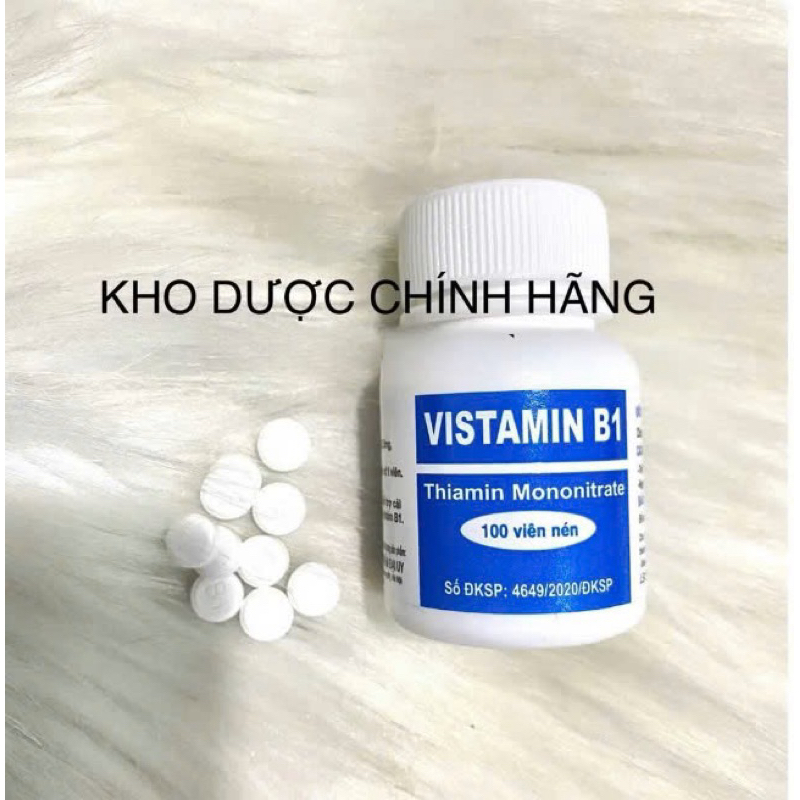VISTAMIN B1 lọ 100 viên - Bổ sung Vitamin B1 cho cơ thể, hỗ trợ cải thiện tình trạng thiếu vitamin n
