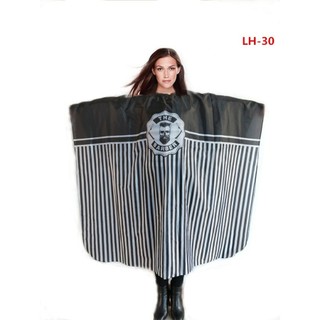 Khăn choàng cắt tóc Barber - đen trắng LK.3