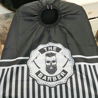 Khăn choàng cắt tóc Barber - đen trắng LK.3