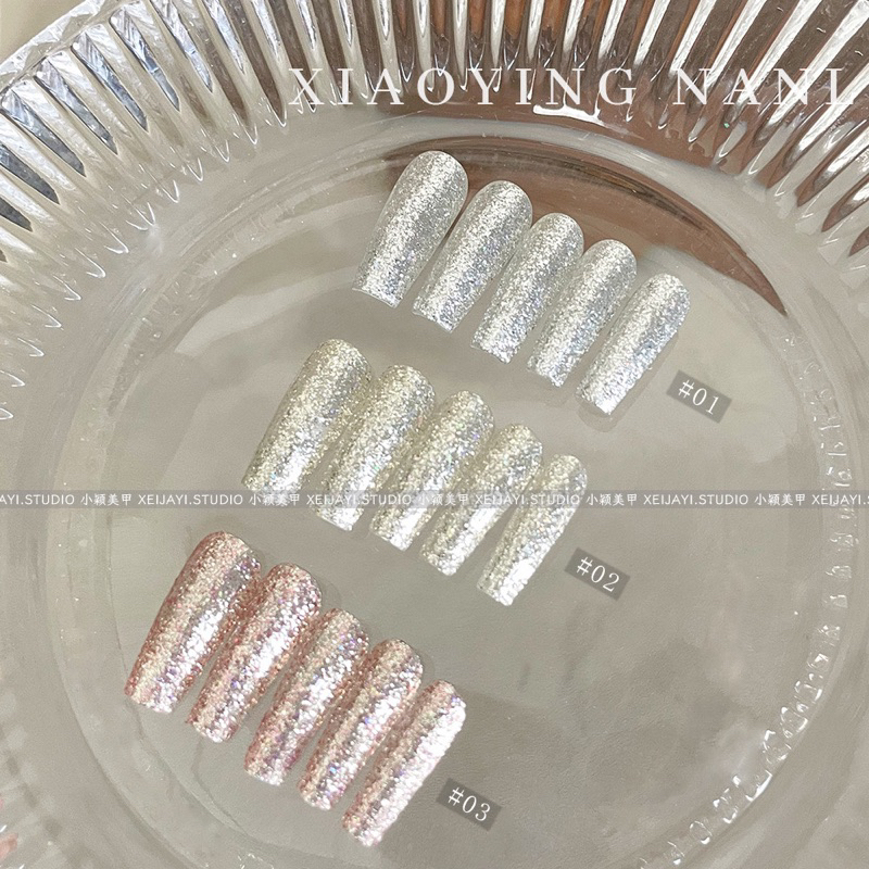 Bộ 3 nhũ vàng bạc hồng B1,B2,B3 bán lẻ màu