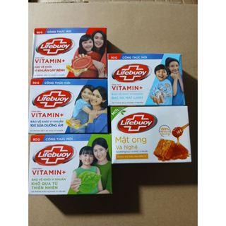 Bánh Xà Phòng Lifebuoy Ion Bạc Bảo Vệ Khỏi 99.9% Vi Khuẩn - 90G