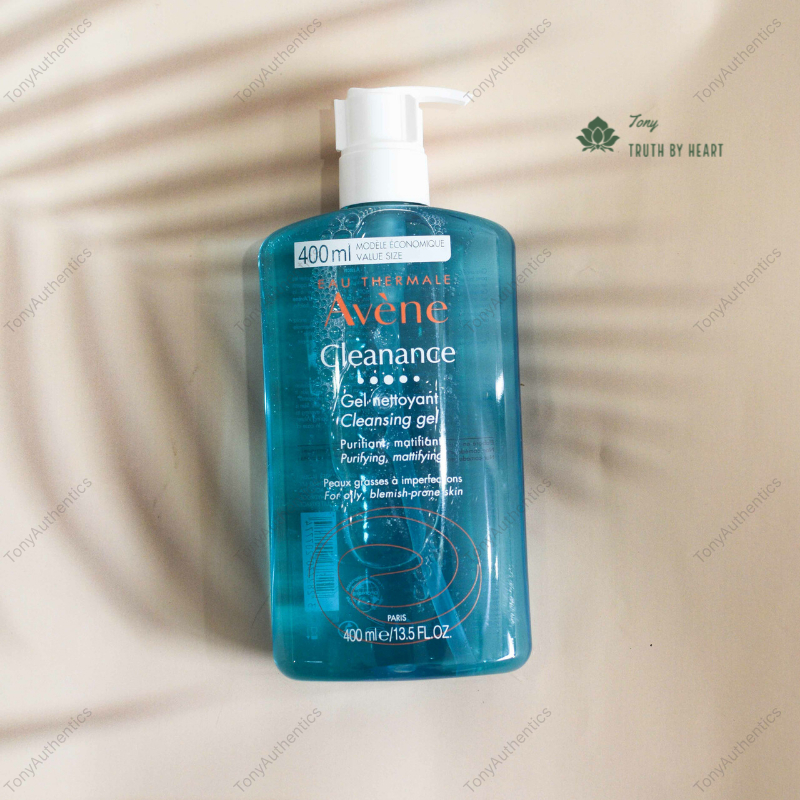 Sữa rửa mặt Avene Cleanance Cleansing Gel 400ml cho da nhờn mụn nhạy cảm
